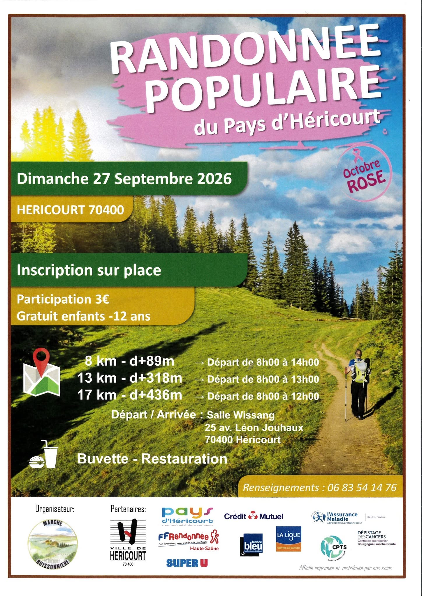 Affiche marche buissonière 2026
